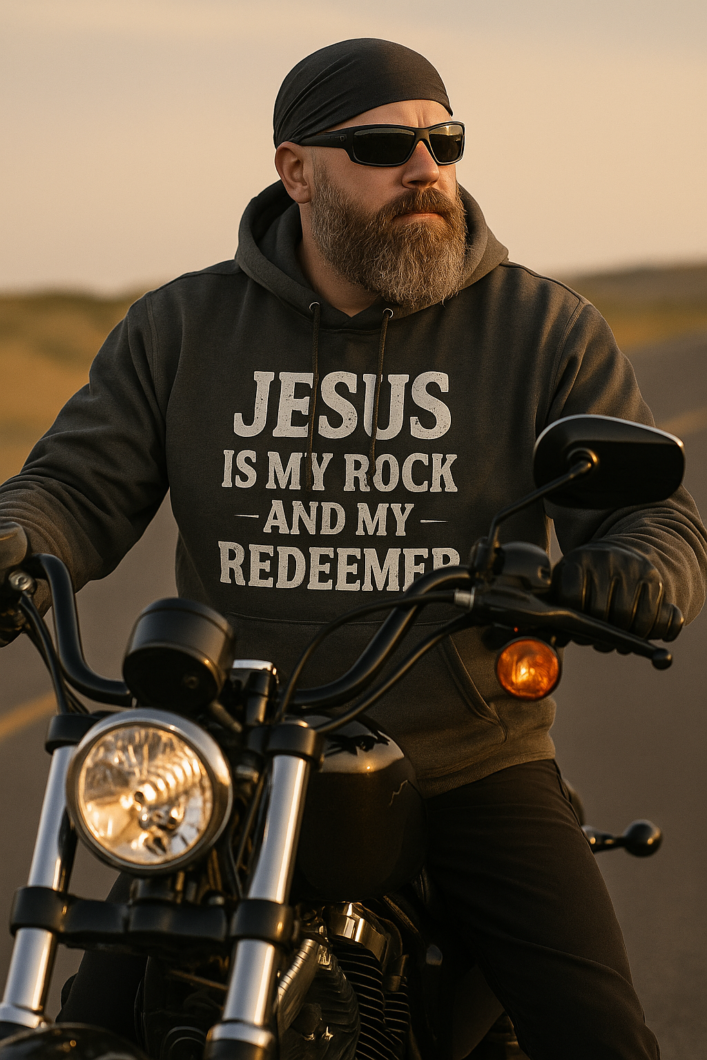 Jesus Is My Rock & My Redeemer Hoodie
