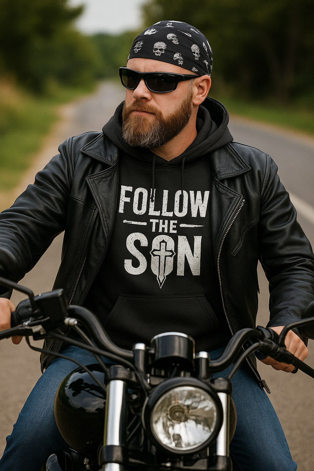 Follow the Son – Riders Hoodie