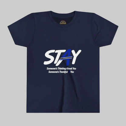 STAY Law Enforcement Mental Health Shirt | Thin Blue Line Awareness Apparel
