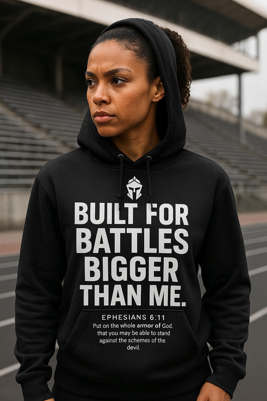 Built for Battles Bigger Than Me – Performance Hoodie