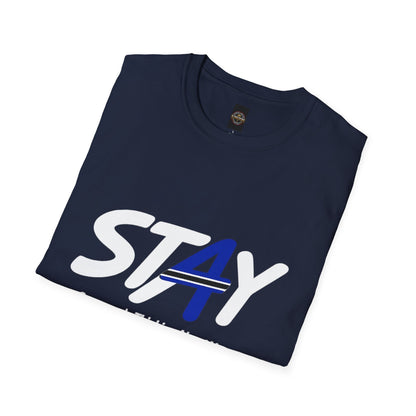 STAY Law Enforcement Mental Health Shirt | Thin Blue Line Awareness Apparel