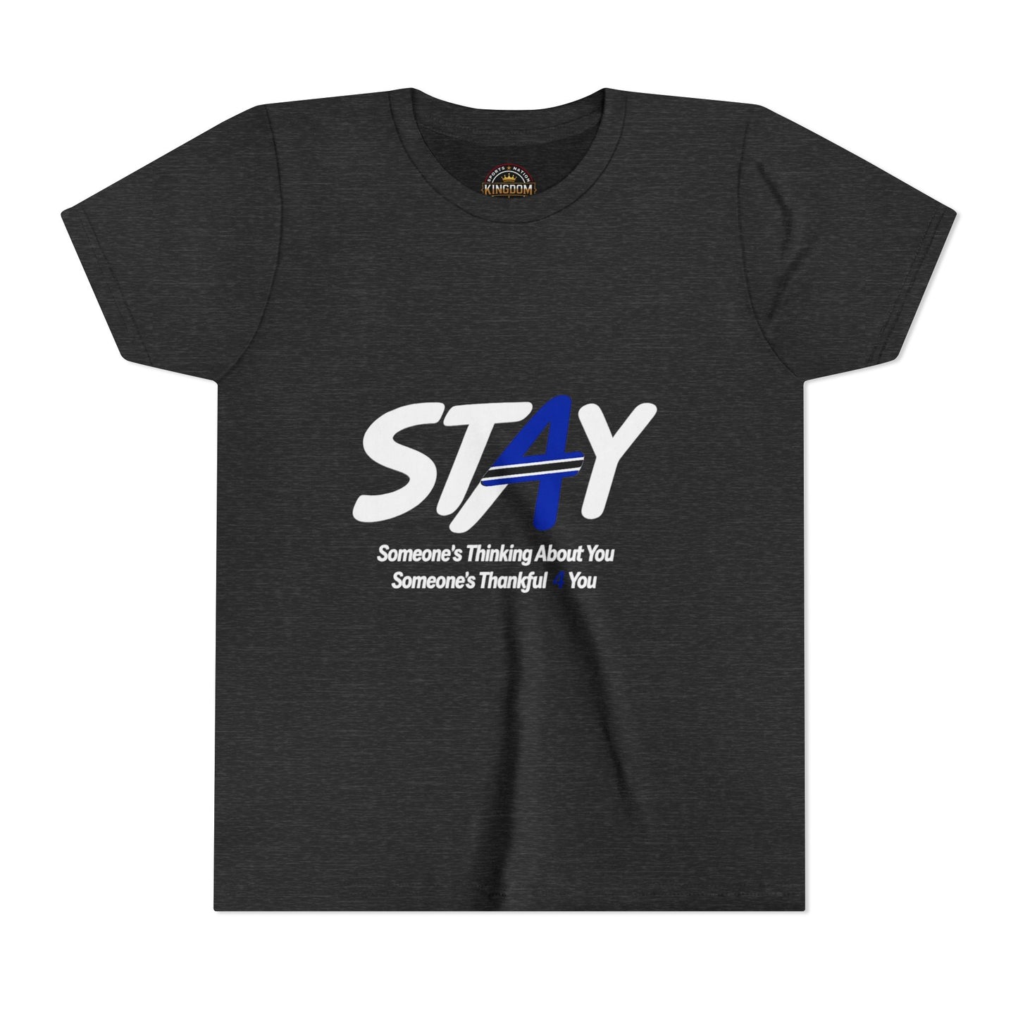 YOUTH SIZED---STAY Law Enforcement Mental Health Shirt | Thin Blue Line Awareness Apparel