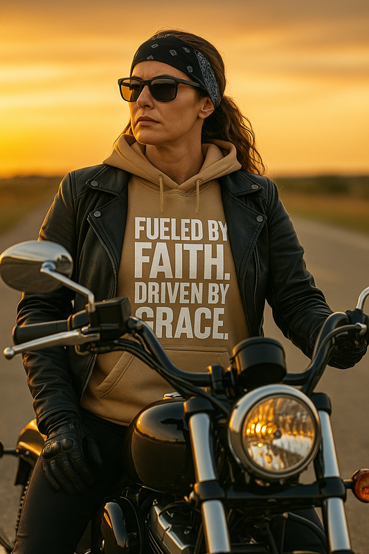 Fueled by Faith. Driven by Grace. – Performance Hoodie