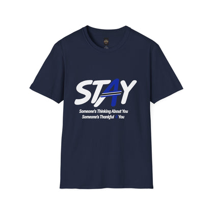 STAY Law Enforcement Mental Health Shirt | Thin Blue Line Awareness Apparel