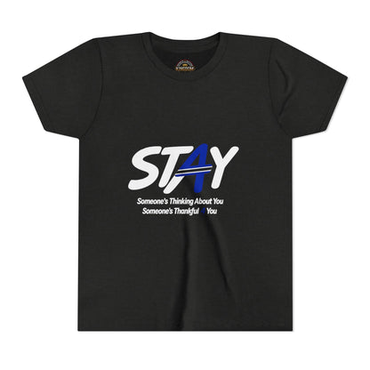 STAY Law Enforcement Mental Health Shirt | Thin Blue Line Awareness Apparel