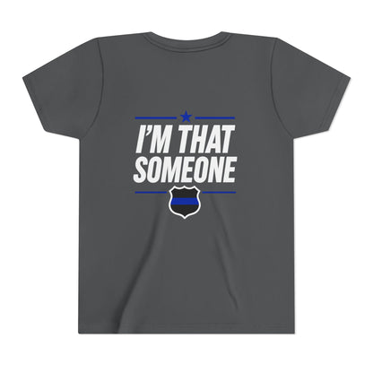 YOUTH SIZED---STAY Law Enforcement Mental Health Shirt | Thin Blue Line Awareness Apparel