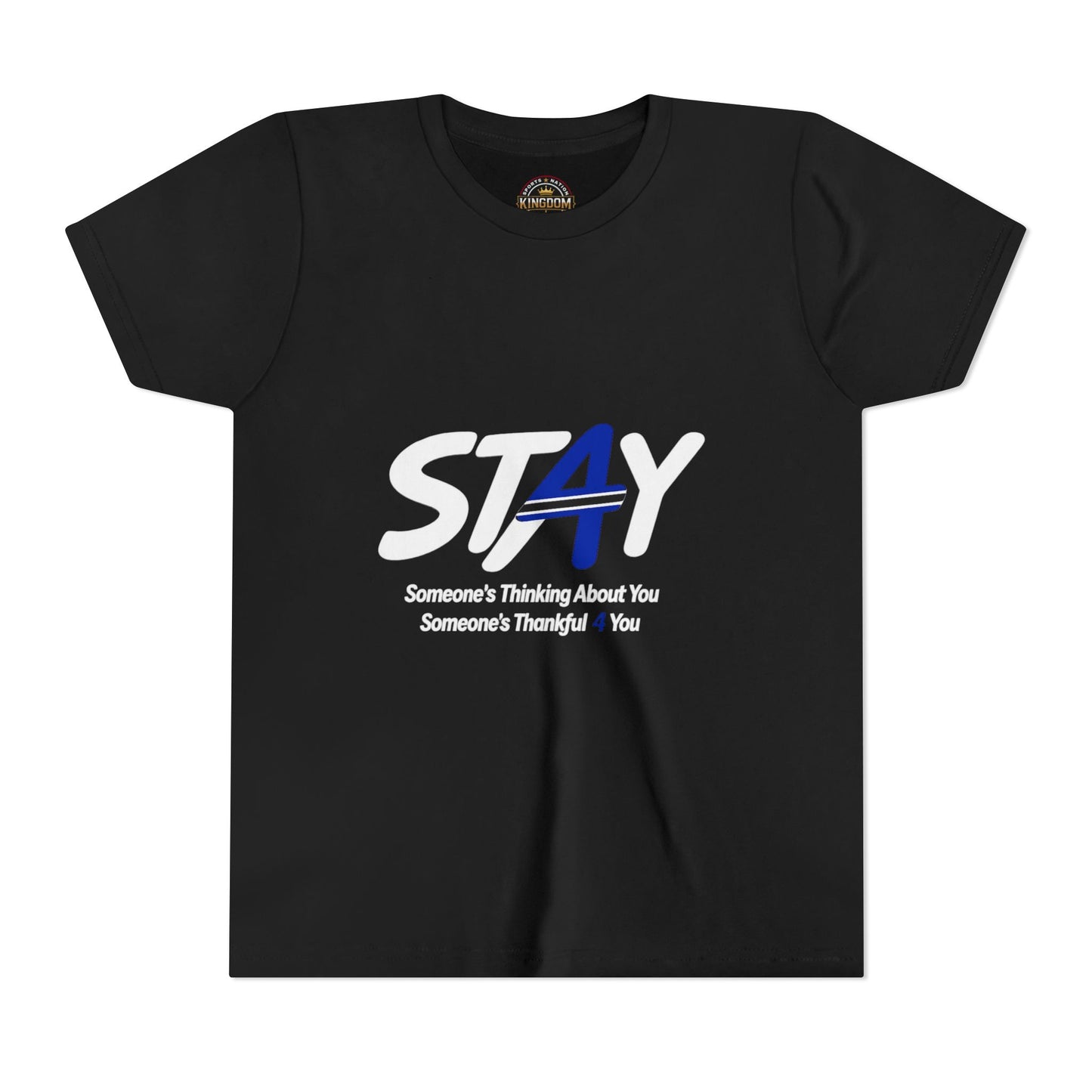 YOUTH SIZED---STAY Law Enforcement Mental Health Shirt | Thin Blue Line Awareness Apparel