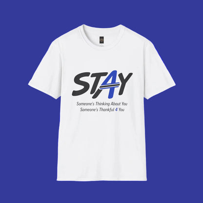 STAY Law Enforcement Mental Health Shirt | Thin Blue Line Awareness Apparel