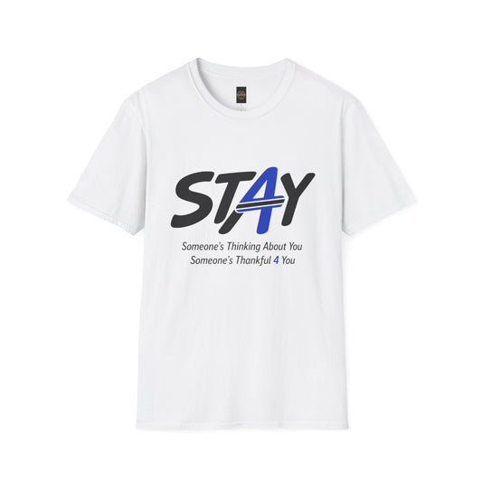 STAY Law Enforcement Mental Health Shirt | Thin Blue Line Awareness Apparel