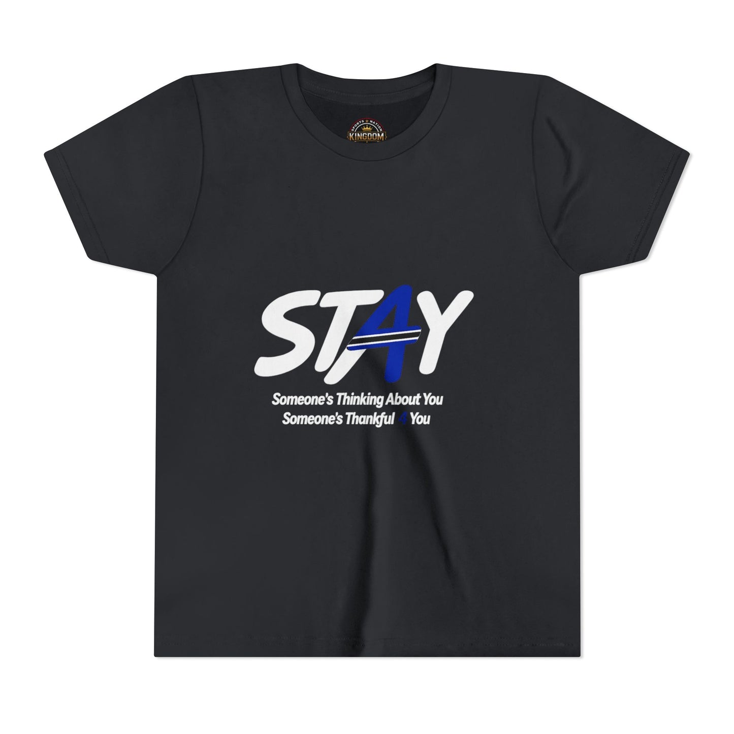 YOUTH SIZED---STAY Law Enforcement Mental Health Shirt | Thin Blue Line Awareness Apparel