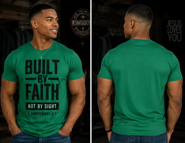 Built By Faith Christian T-Shirt